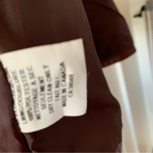 Leather red wine Bedoya and Sly VEST !!! - Picture 7 of 8